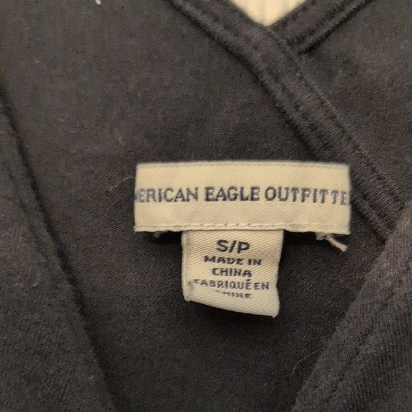 American Eagle Black Wrap Dress - Picture 2 of 5